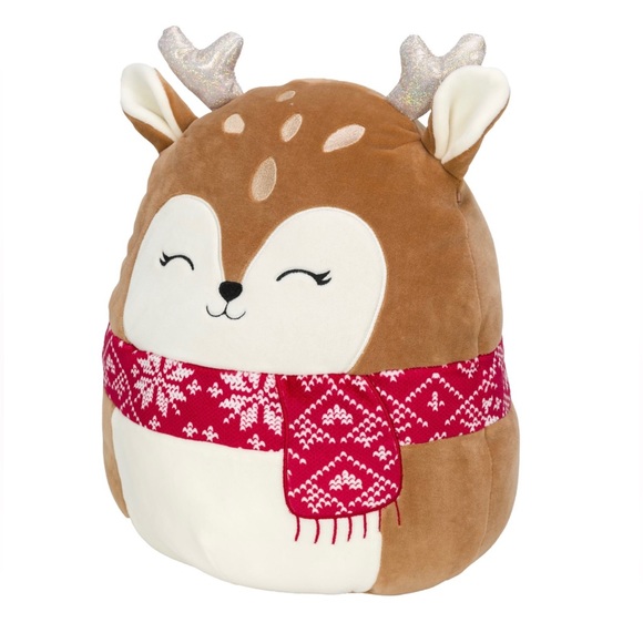 Kellytoy Squishmallow Dawn The Reindeer Holiday Plush Toy Stuffed Animal 12” - Picture 2 of 12